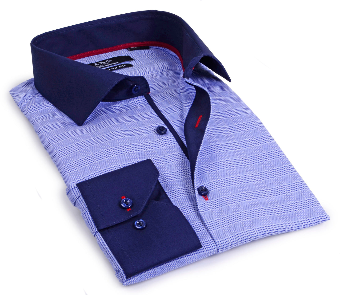 Button-Up Shirt // - Tailored Fit - contrast trimming - final sale - Size Small