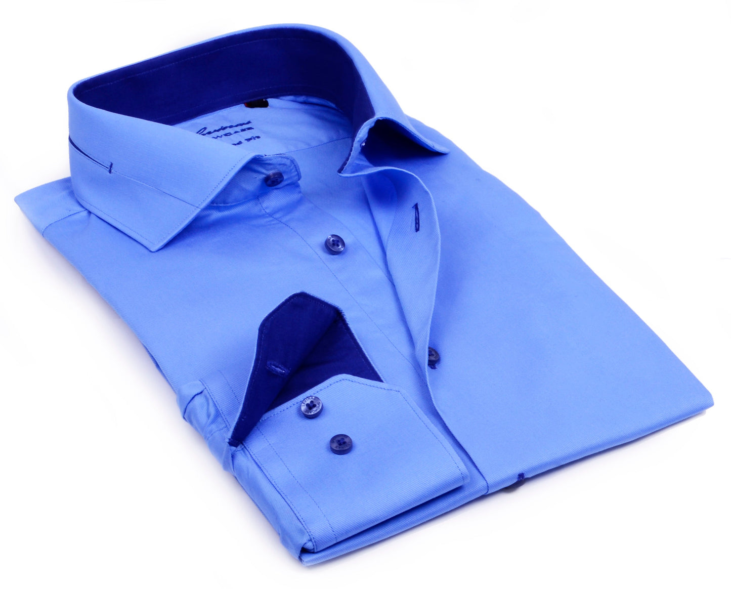 Button-Up Shirt // - Tailored Fit - contrast trimming - final sale - Size 2X-Large