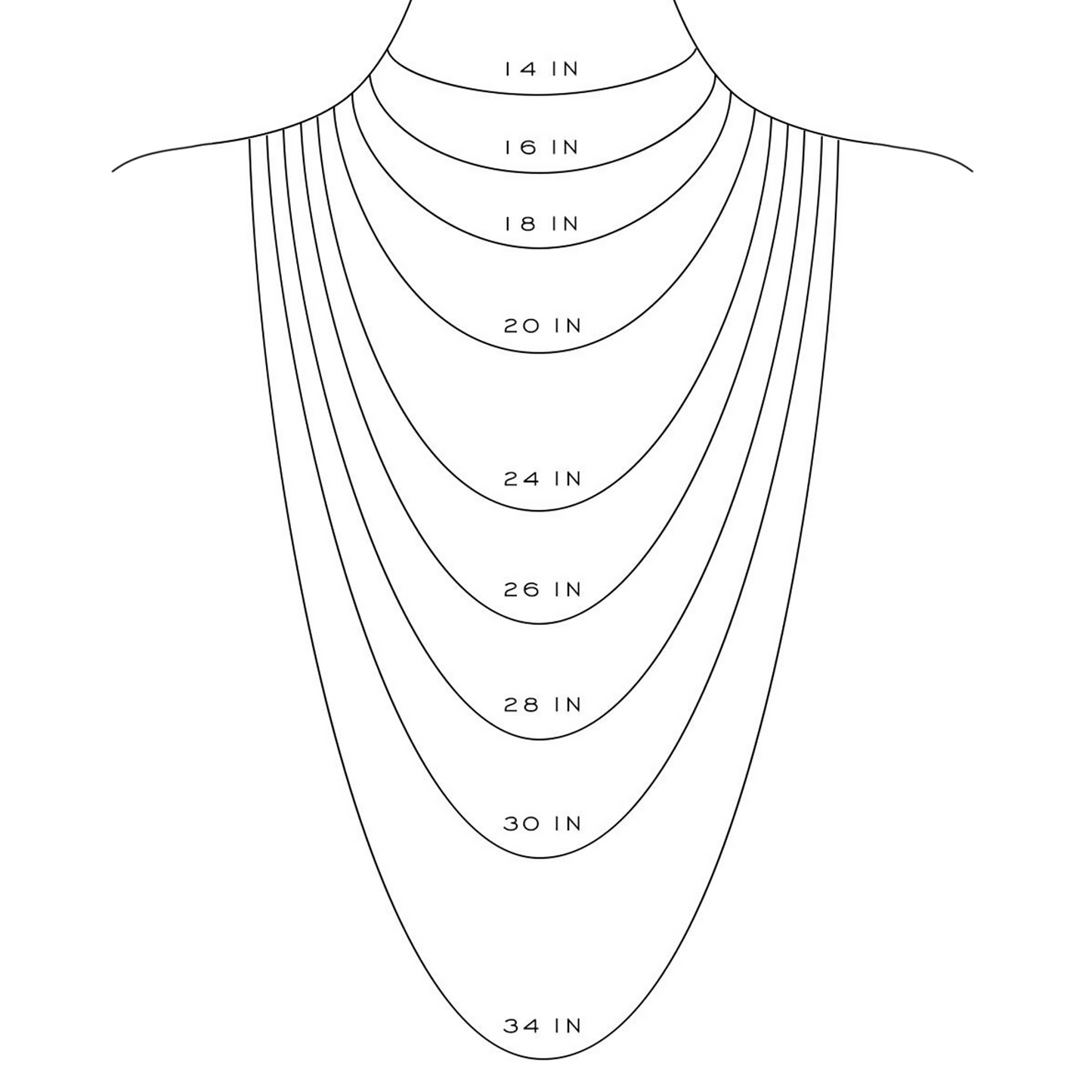 C031W B.Tiff Diamond Cut Chain Necklace/ 1.3mm (An exclusive clasp design)