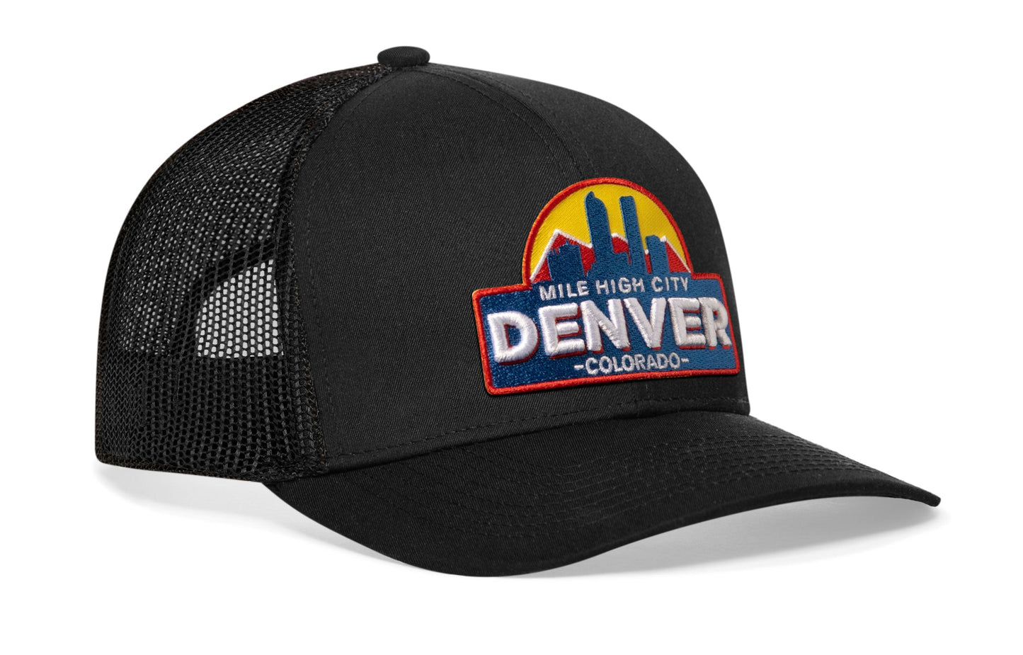 Denver Mile High City Trucker Hat | Cityscape Snapback