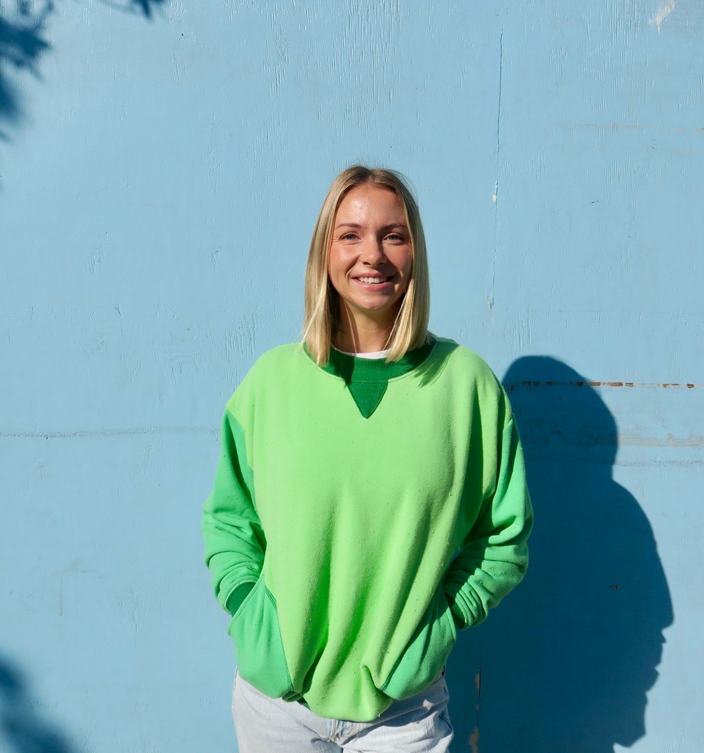 The 50 Shades of Green Pocket Crew (Large and XL's Left)