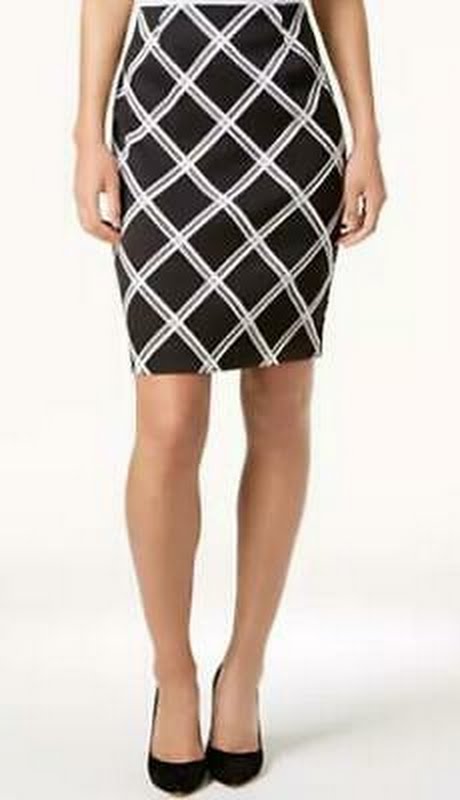 Alfani Women's Printed Pencil Skirt, Size 8