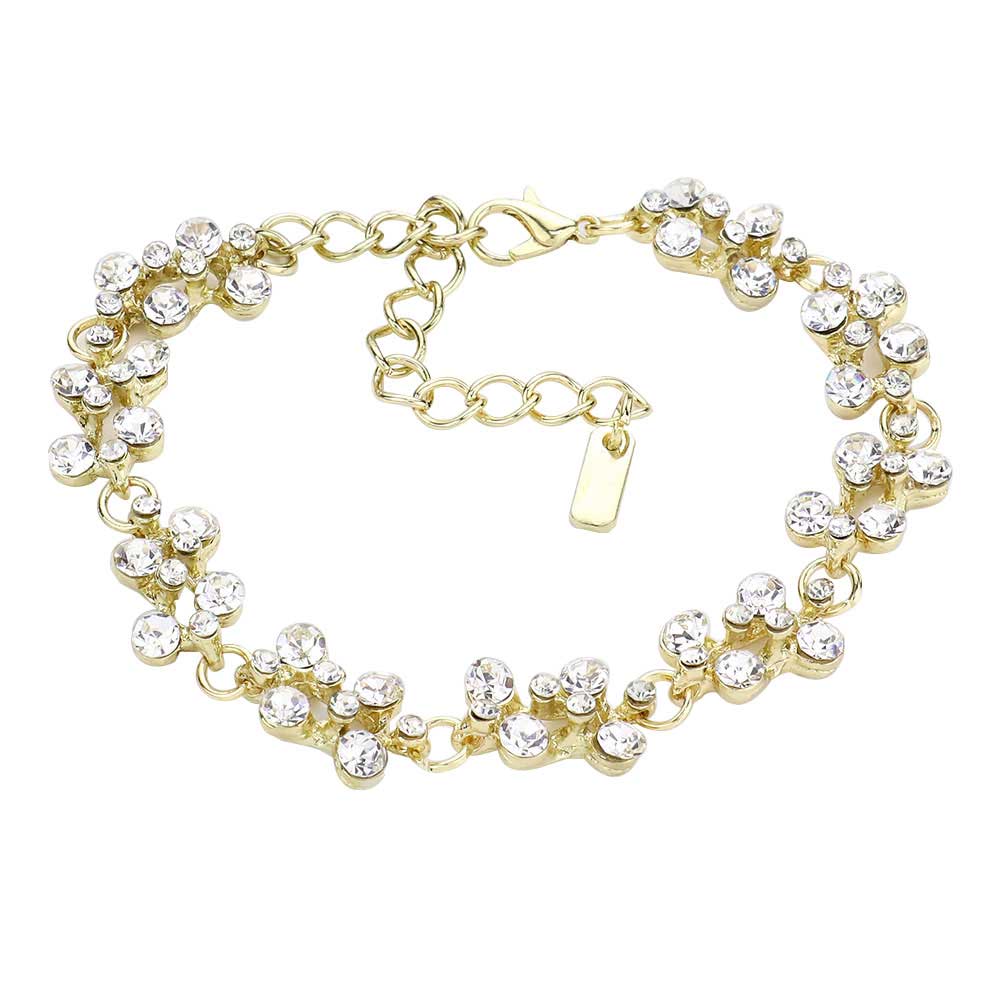 Bubble Stone Evening Bracelet