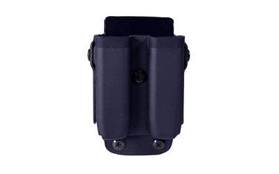 High Speed Gear Uniform Line - Twin Mag Pouch - Size 1 - Black - Fits MOLLE or Belt - Kydex - Universal Clip Mount