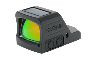 Holosun Technologies 407COMP X3 - Gold Dot - Open Pistol Sight - 2 MOA Dot - 1X Magnification - RMR Footprint - Anodized Finish - Black