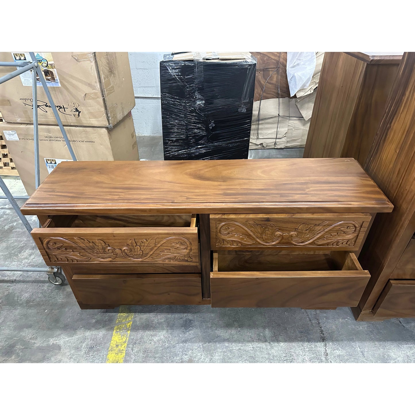Balinese Carved Dresser (C)