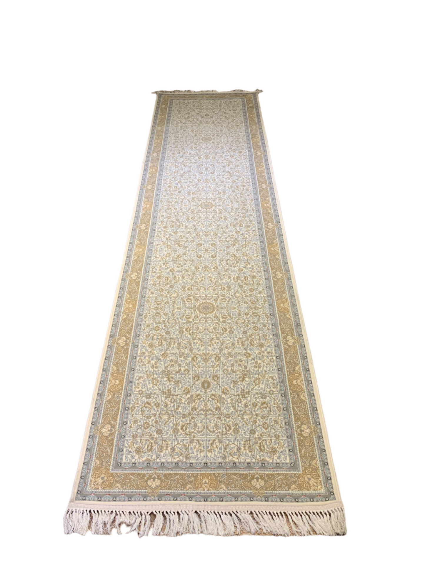 Persian-Inspired. Modern Defined. Turkish Made Rug, size 3' 3" x 13"