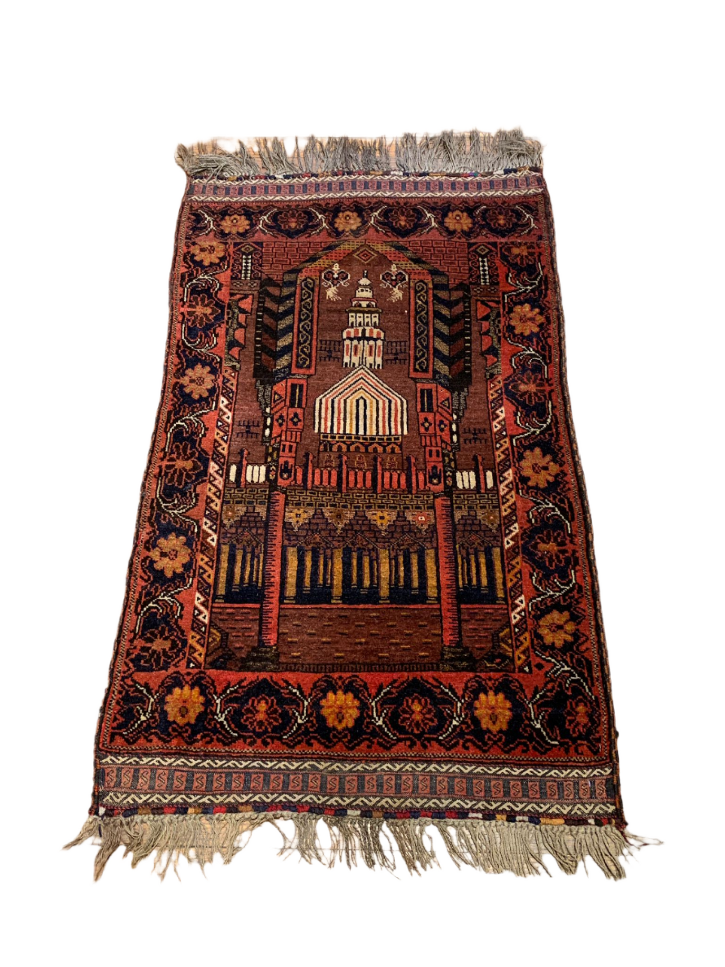 Terkaman Tribal Baluch Oriental Rug; 2' 6"x 4" (A)