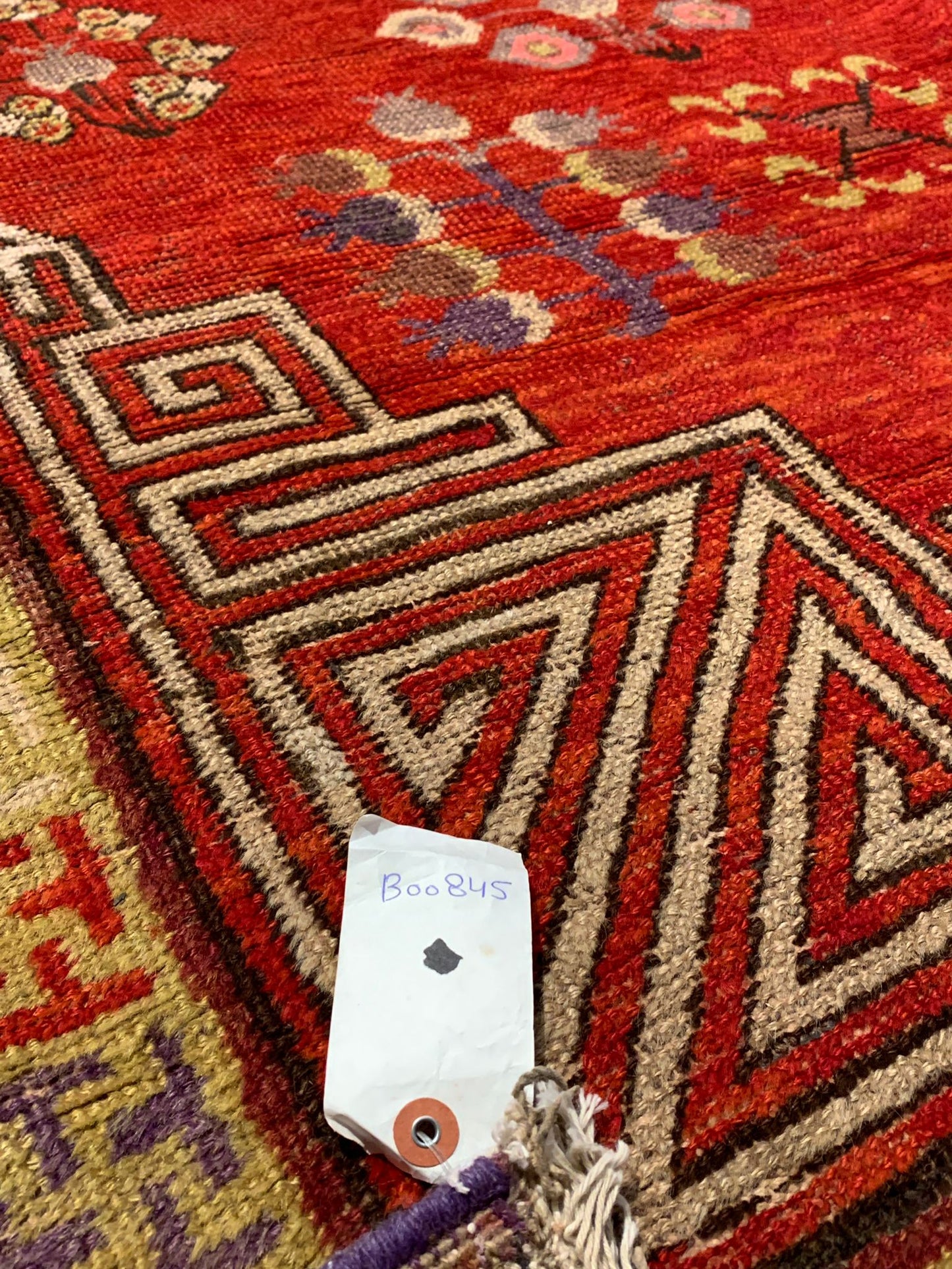 Antique Khotan Samarkand Rug, circa 1910's, 7' x 13' 5"