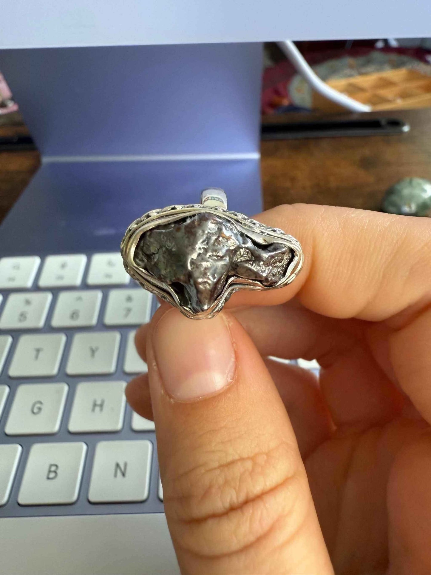Meteorite Ring - Size 7 - Large