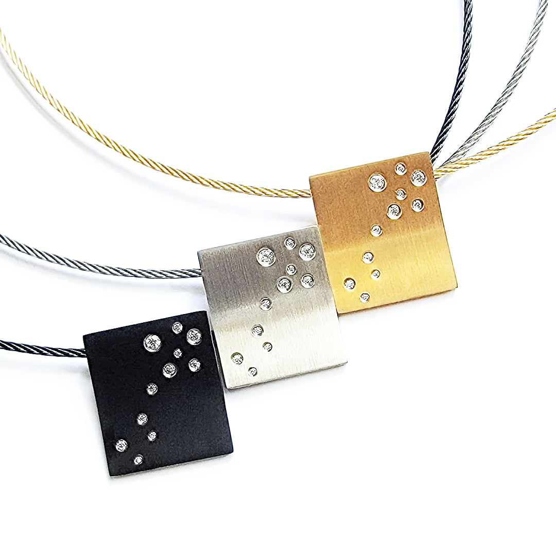 PT094W B.Tiff Pavé Galaxie Pendant