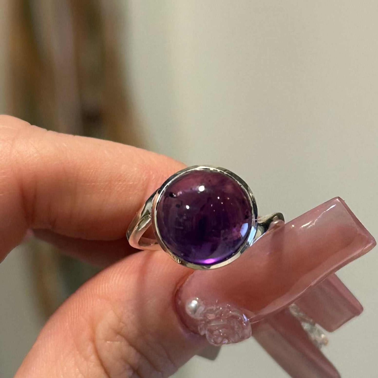 Amethyst Ring Size- 9 (03.7028)