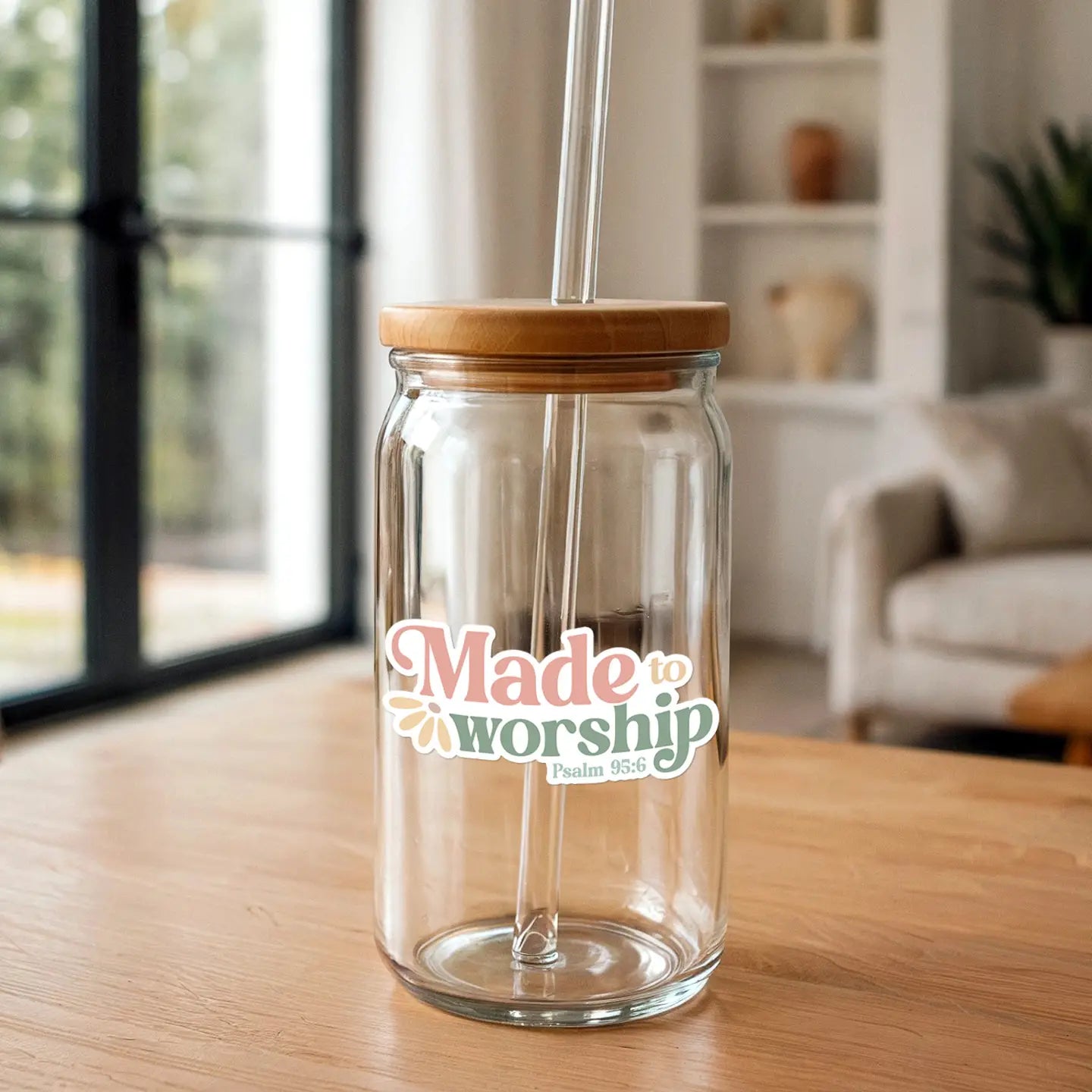 Made To Worship | Christian Sticker | Waterproof Vinyl