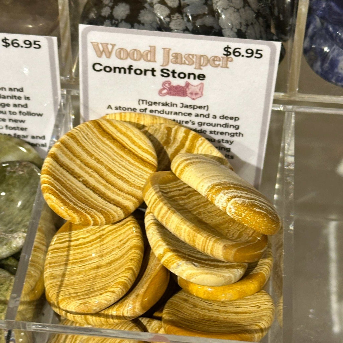 Wooden Jasper Comfort Stone