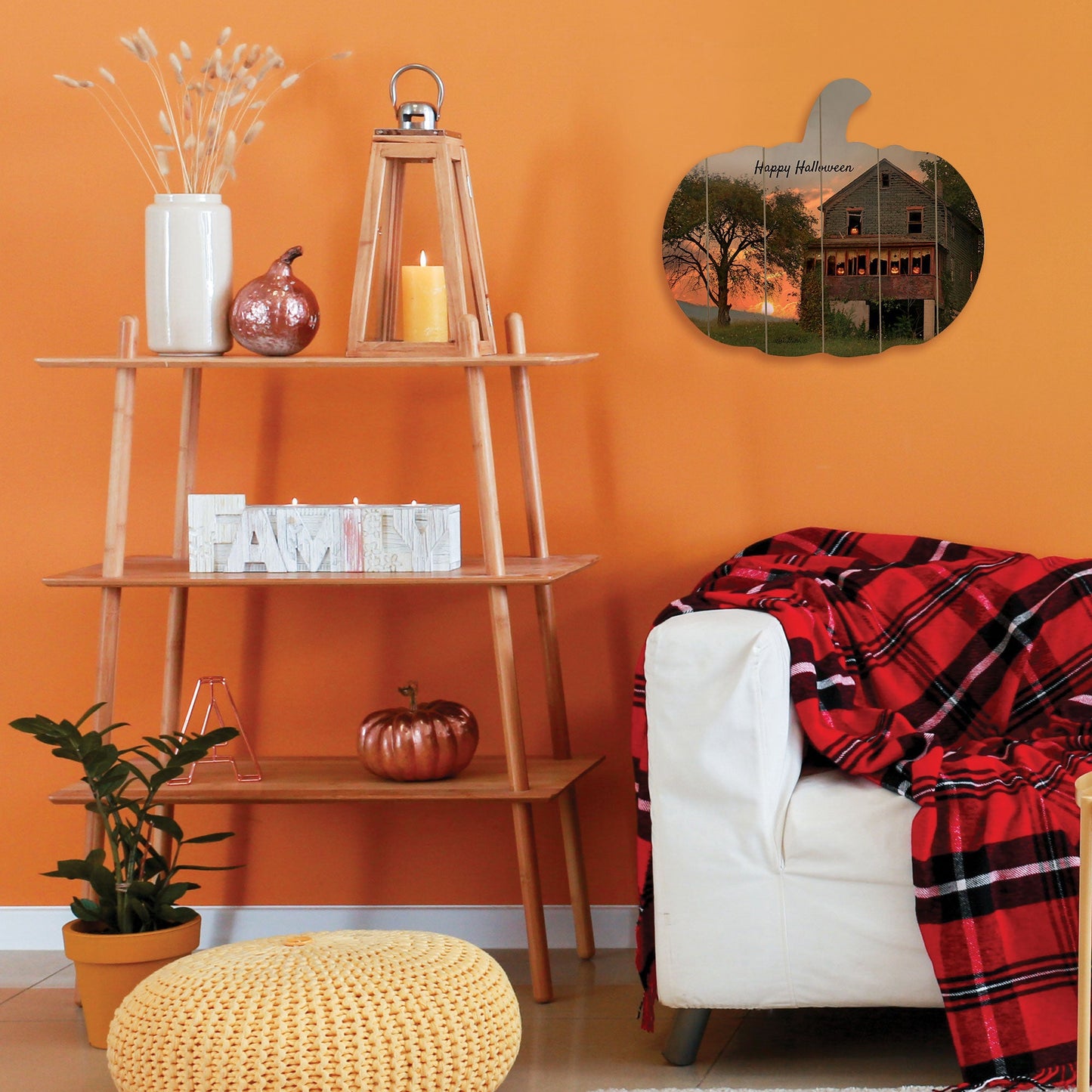 Happy Halloween Wall Art by Artisan Lori Deiter
