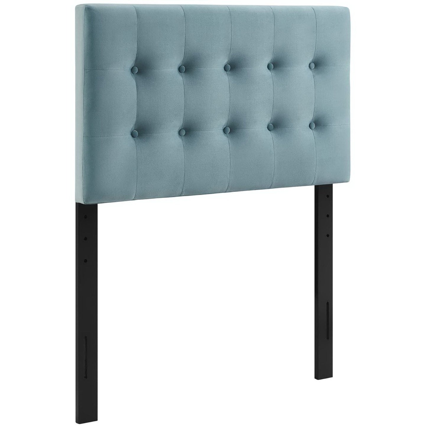 Emily Biscuit Tufted Performance Velvet Twin Headboard