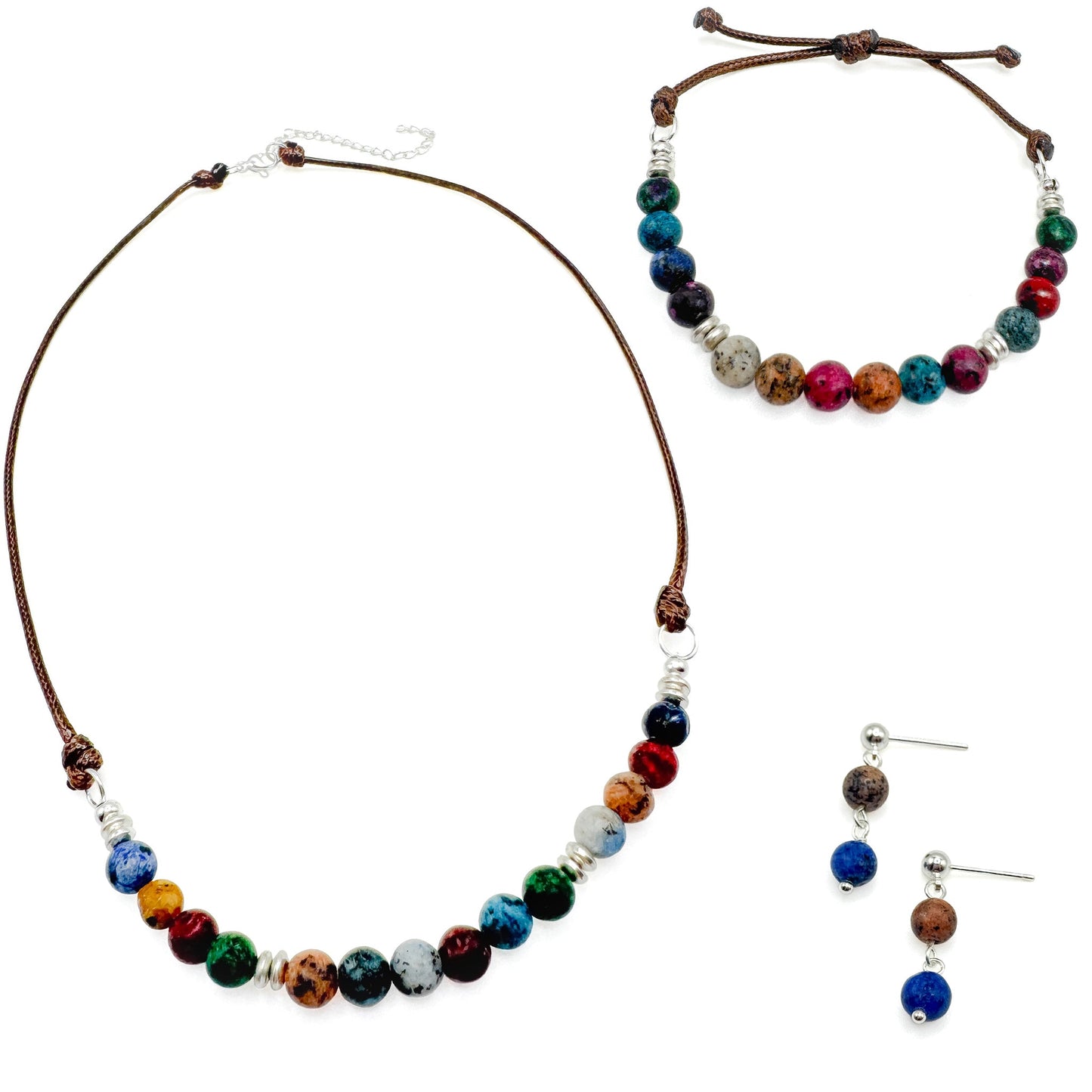 Mountain Breeze post drop earrings