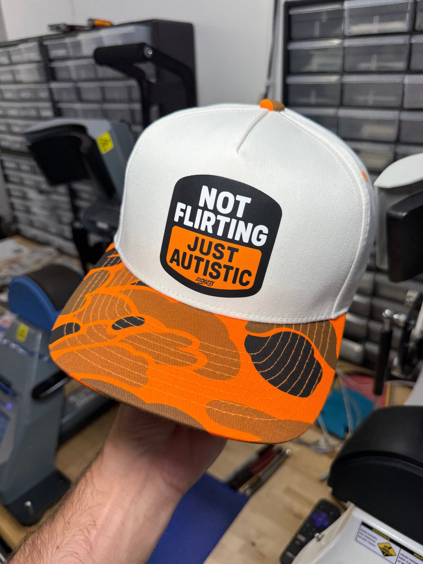 Not Flirting Just Autistic | Trucker Hat