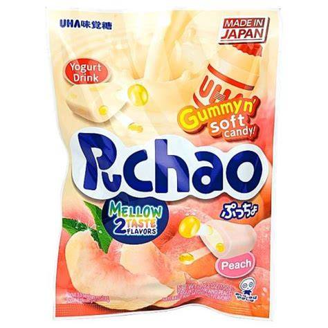 Puchao Chewy Candy Mellow - Yogurt & Peach