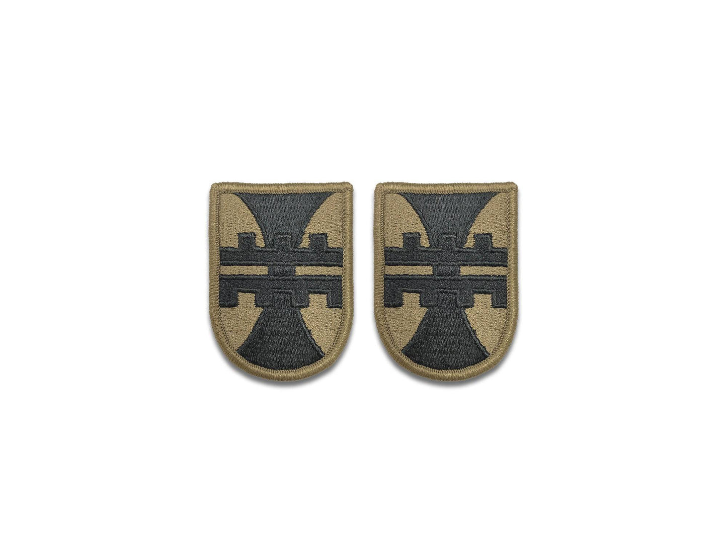 U.S. Army 412th Engineer Command OCP Patch w/ Hook Fastener (pair)