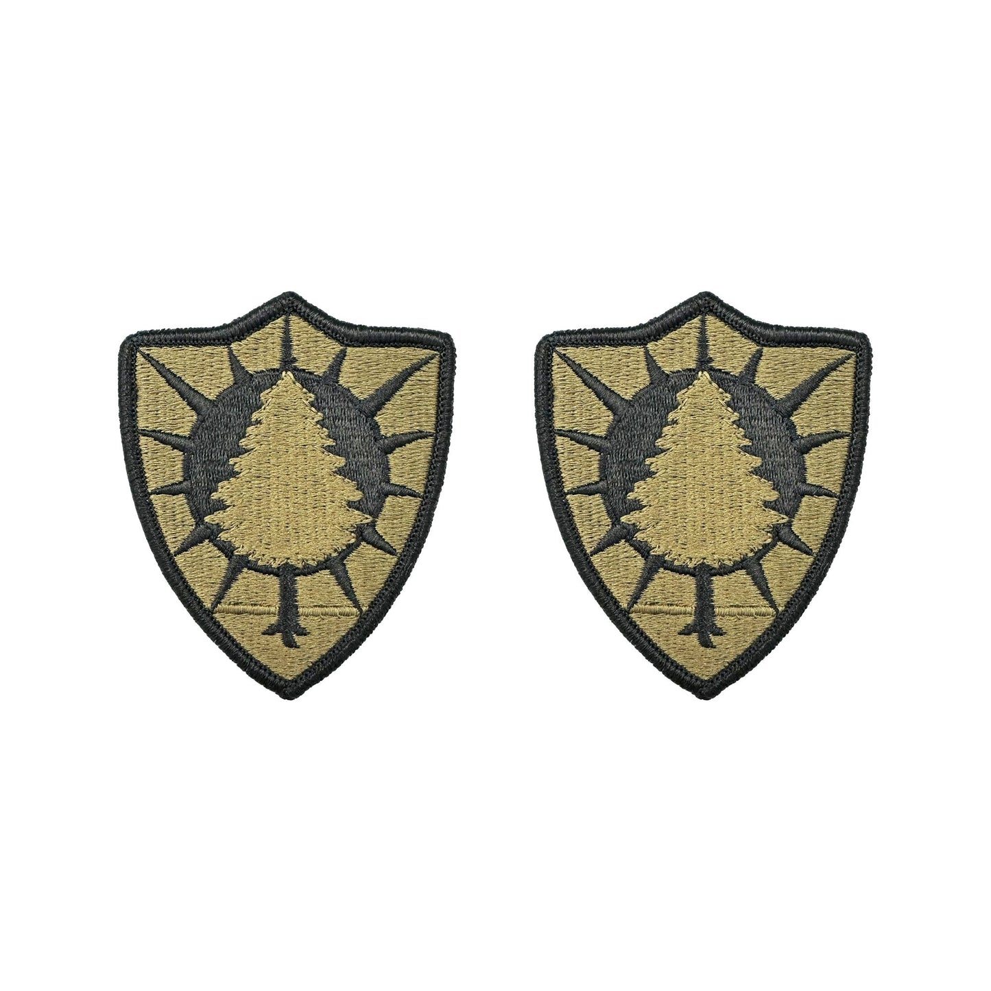 U.S. Army Maine National Guard OCP Patch with Hook Fastener (pair)