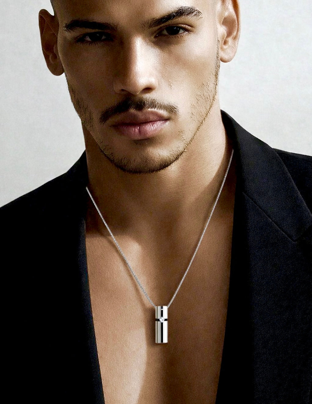PT099W B.Tiff 3D Cross Croixlumière Pendant Necklace