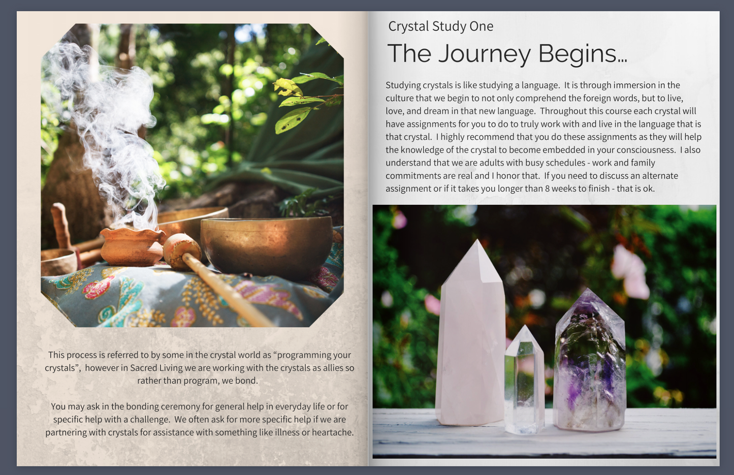 Sacred Crystals Course