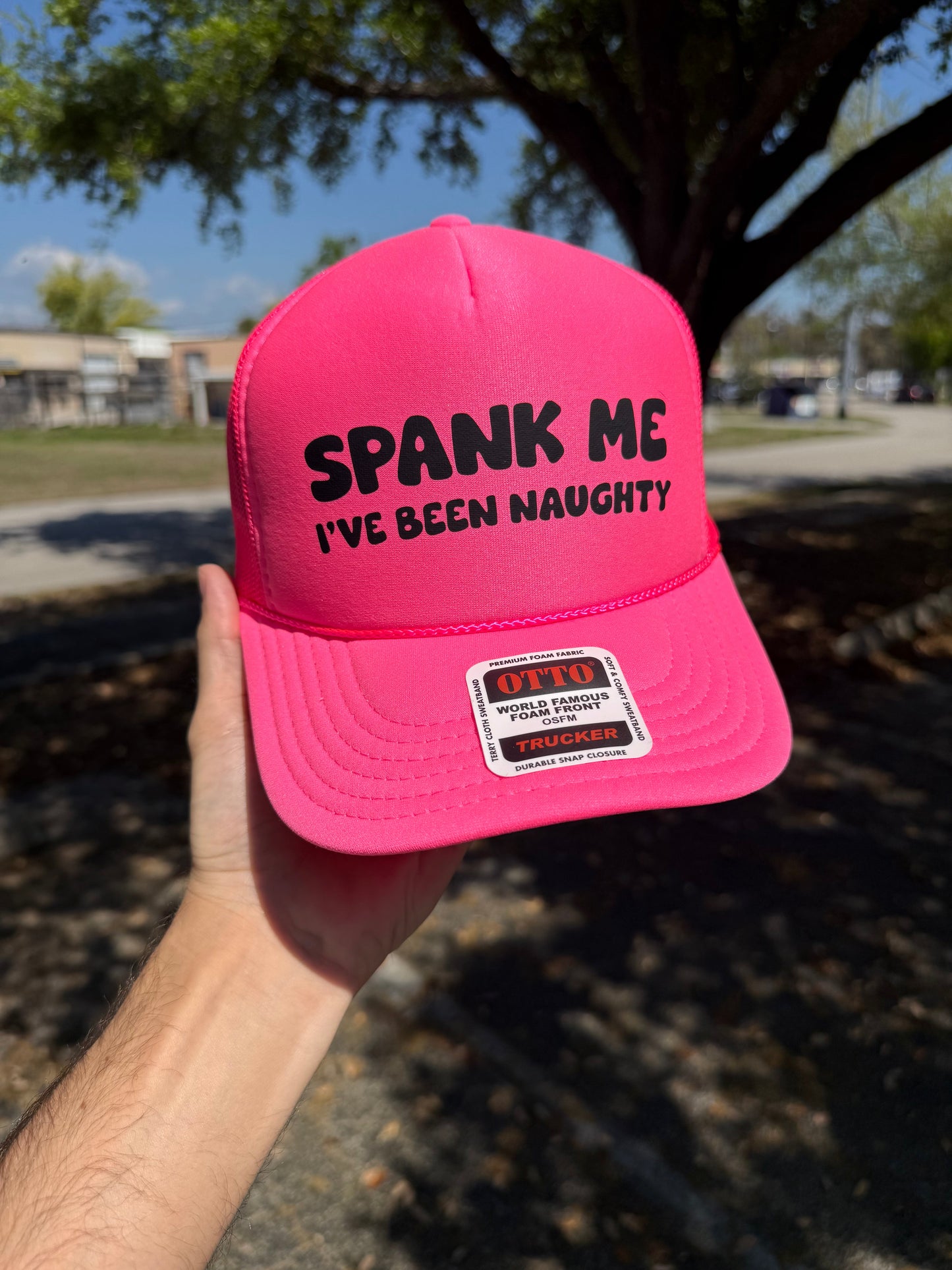 Spank Me Ive Been Naughty Trucker Hat