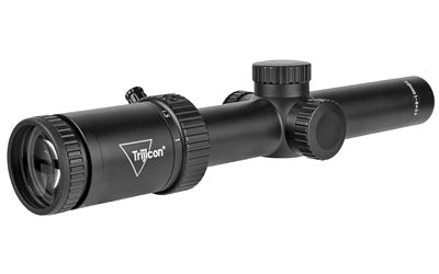Trijicon Credo 1-6x24mm Second Focal Plane Riflescope with Red BDC Segmented Circle .223 / 55gr - 30mm Tube - Matte Black - Low Capped Adjusters