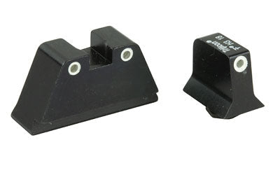 Trijicon Bright & Tough - Sight - Suppressor Height - Green Front with Yellow Rear - Fits Glock 17/19/22/23/26/27/31/32/33/34/35/37/38/39 - Black