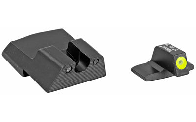 Trijicon HD Night Sights - Fits H&K .45C/.45C Tactical/P30/P30L/VP9 Models - Not Compatible with Optics Ready VP9 - Orange Front Outline - Front/Rear