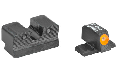 Trijicon HD Tritium Sight - Fits Colt 1911 - Orange Outline - Novak Low Mount Dovetail Cut