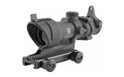 Trijicon ACOG Rifle Scope - 4X32 - Amber Center Illumination for M4A1 - Flat Top Adapter - Backup Iron Sights and Dust Cover