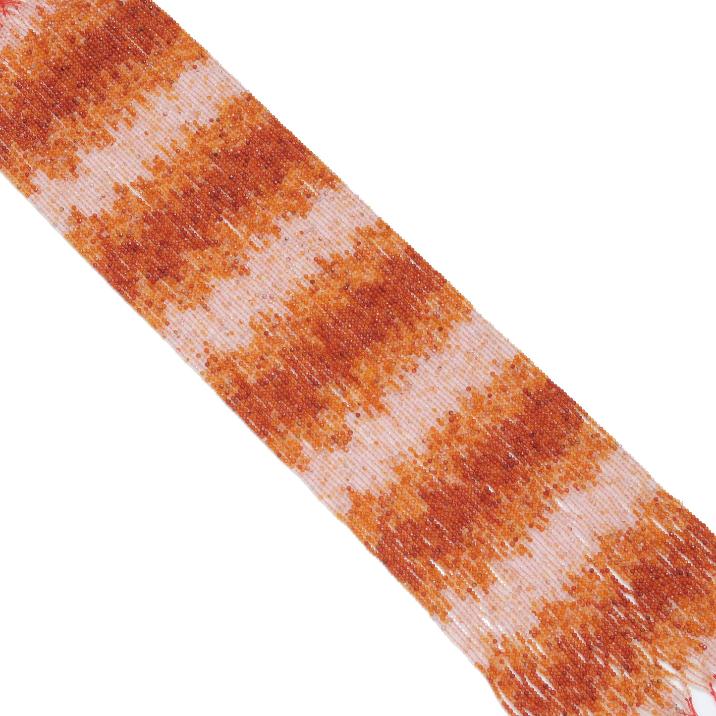 2mm Round Faceted Orange Agate Beads, Sku#U1902