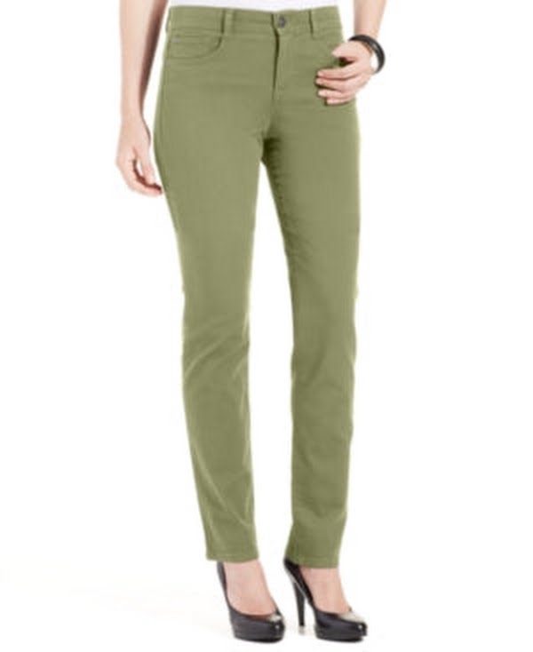 Style & Co Petite Tummy-Control Slim-Leg Jeans, Size 12P