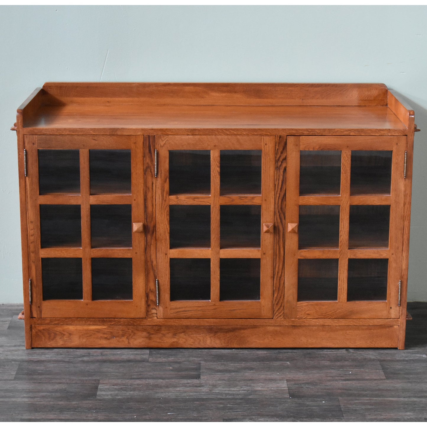 Mission Oak 3 Door Console - Michael's Cherry (MC1)