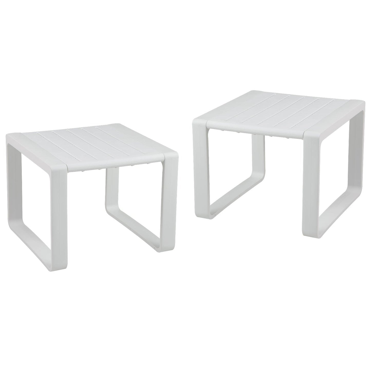 Weather Resistant Adirondack Outdoor Side Table Set of 2