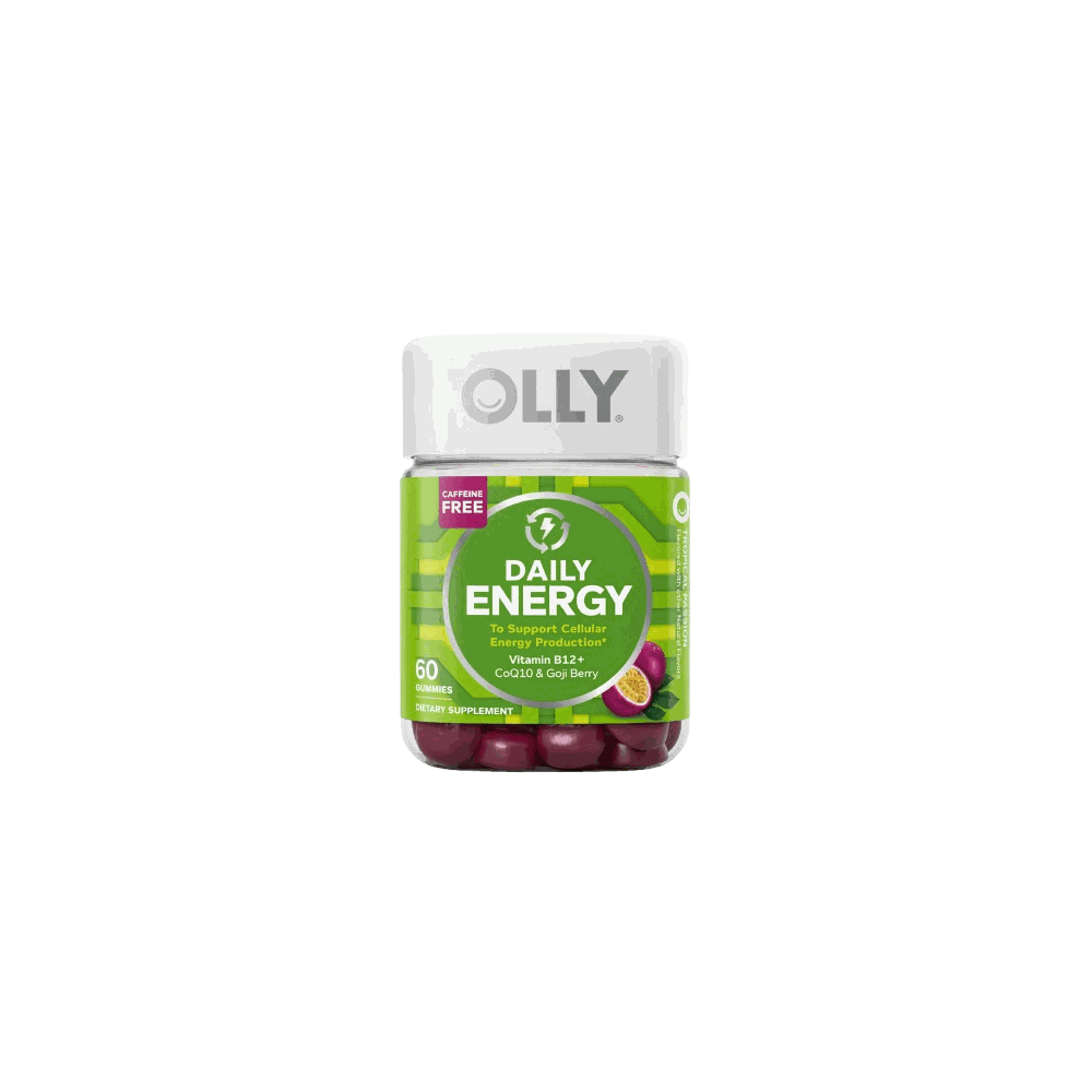 OLLY Daily Energy - Delicious Gummy for a Steady Energy Flow, 60 Count