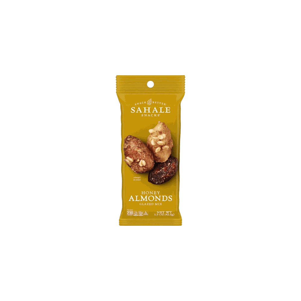 SAHALE SNACKS: Honey Almonds Glazed Mix Nut Blend, 1.5 oz