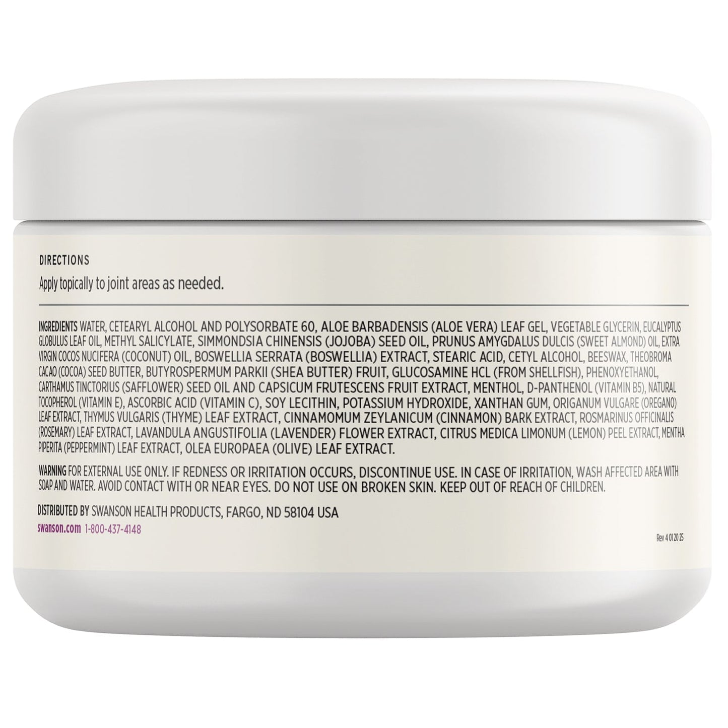 Joint Cream with Glucosamine & Boswellia