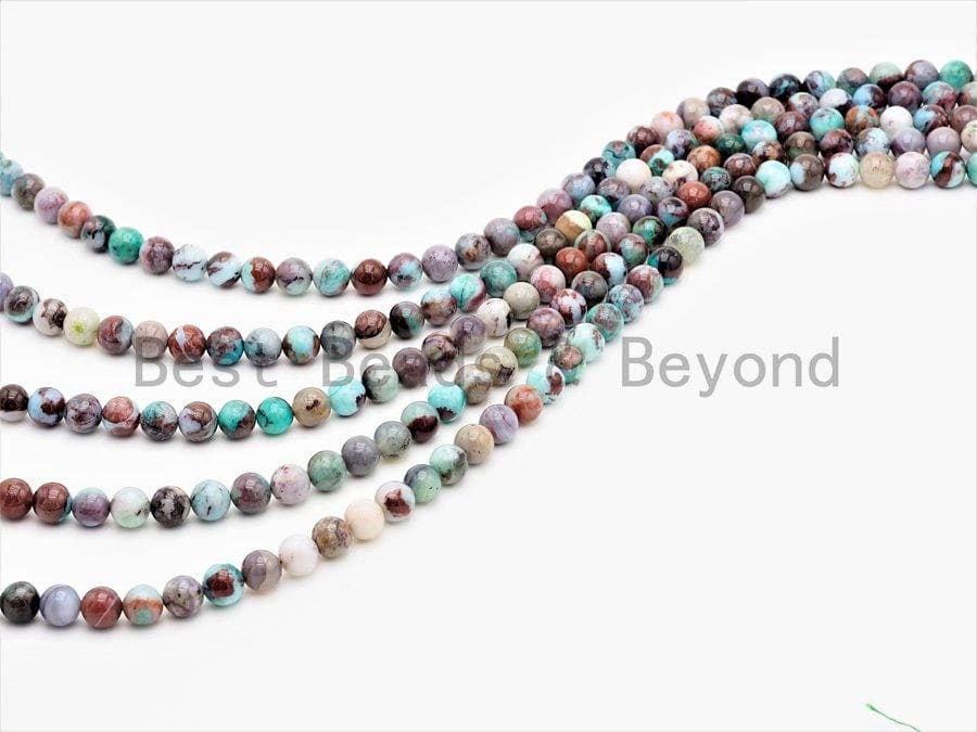 Quality Natural Green Brown Blue Color Jade Round Smooth Beads,6mm/8mm/10mm/12mm Beads,Mixed Color Jade Beads, 15.5inch strand, SKU#U334