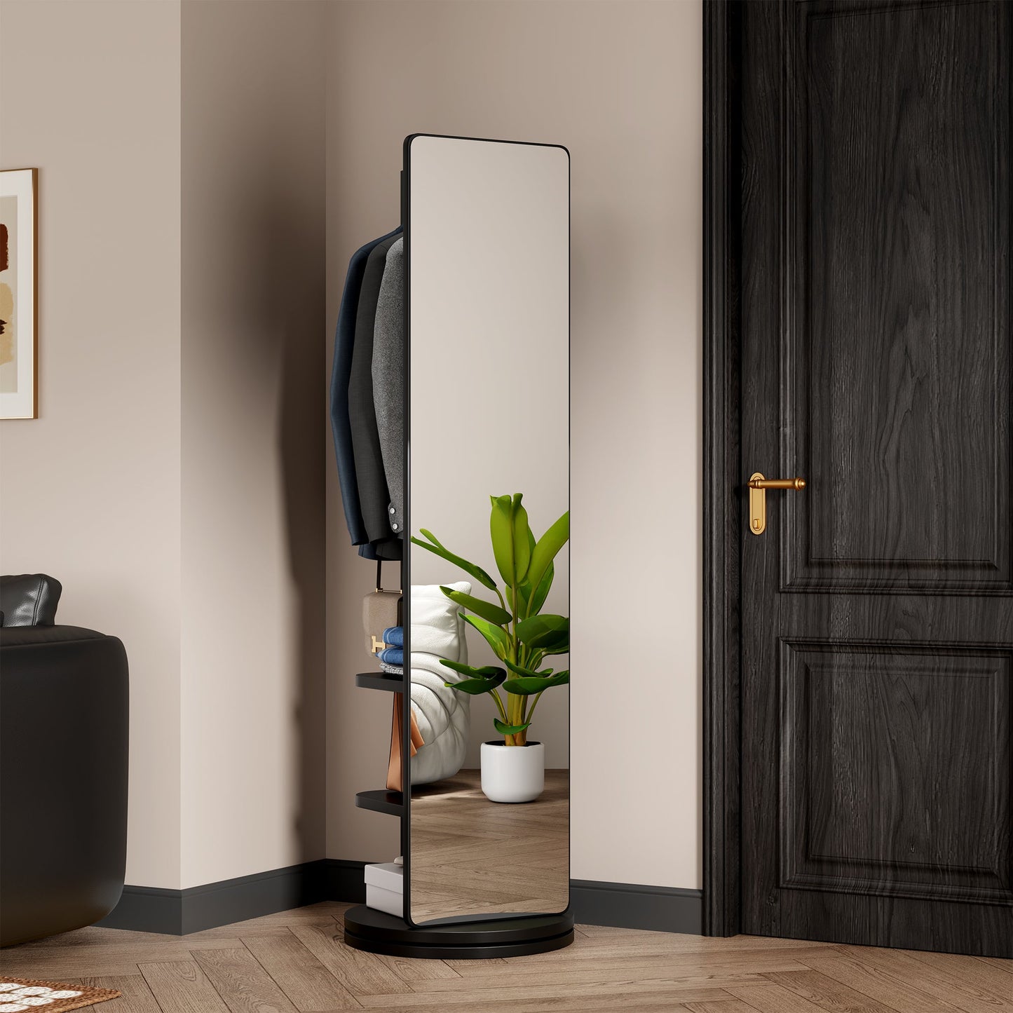 360° Rotating Multifunctional Full Length Mirror