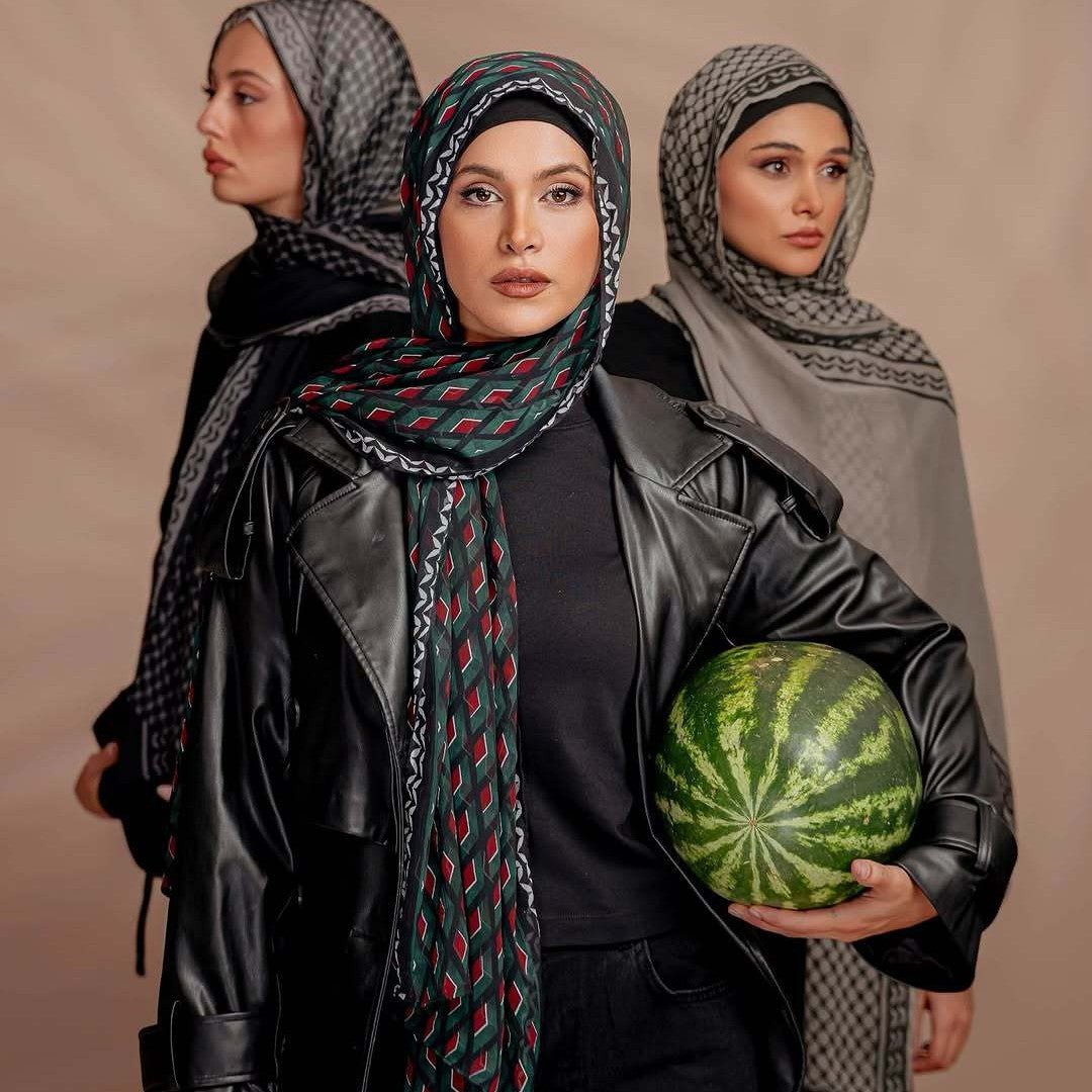 Artisan-Dyed Printed Versatile Hijab (MH169)