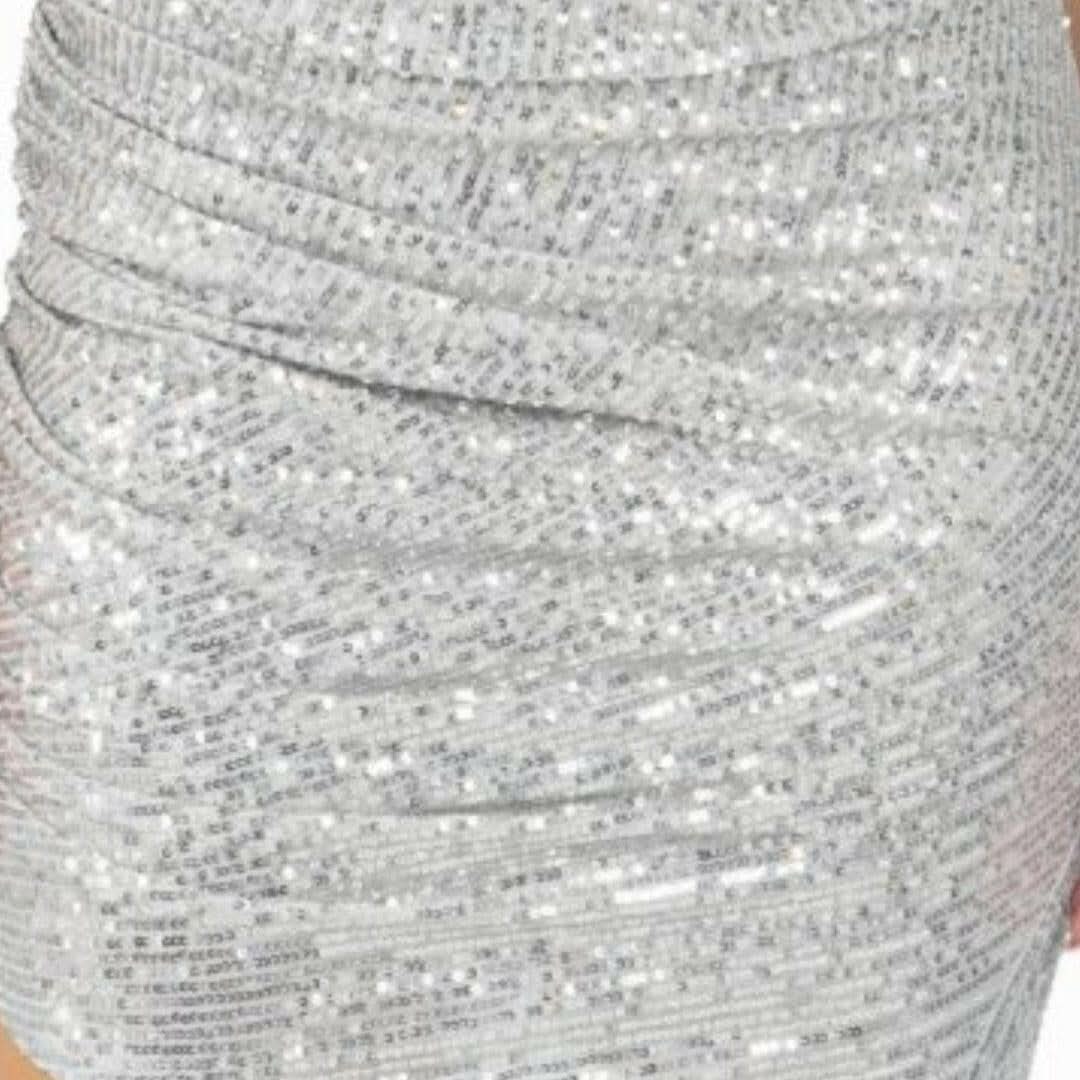 Ashley Mini Dress Silver