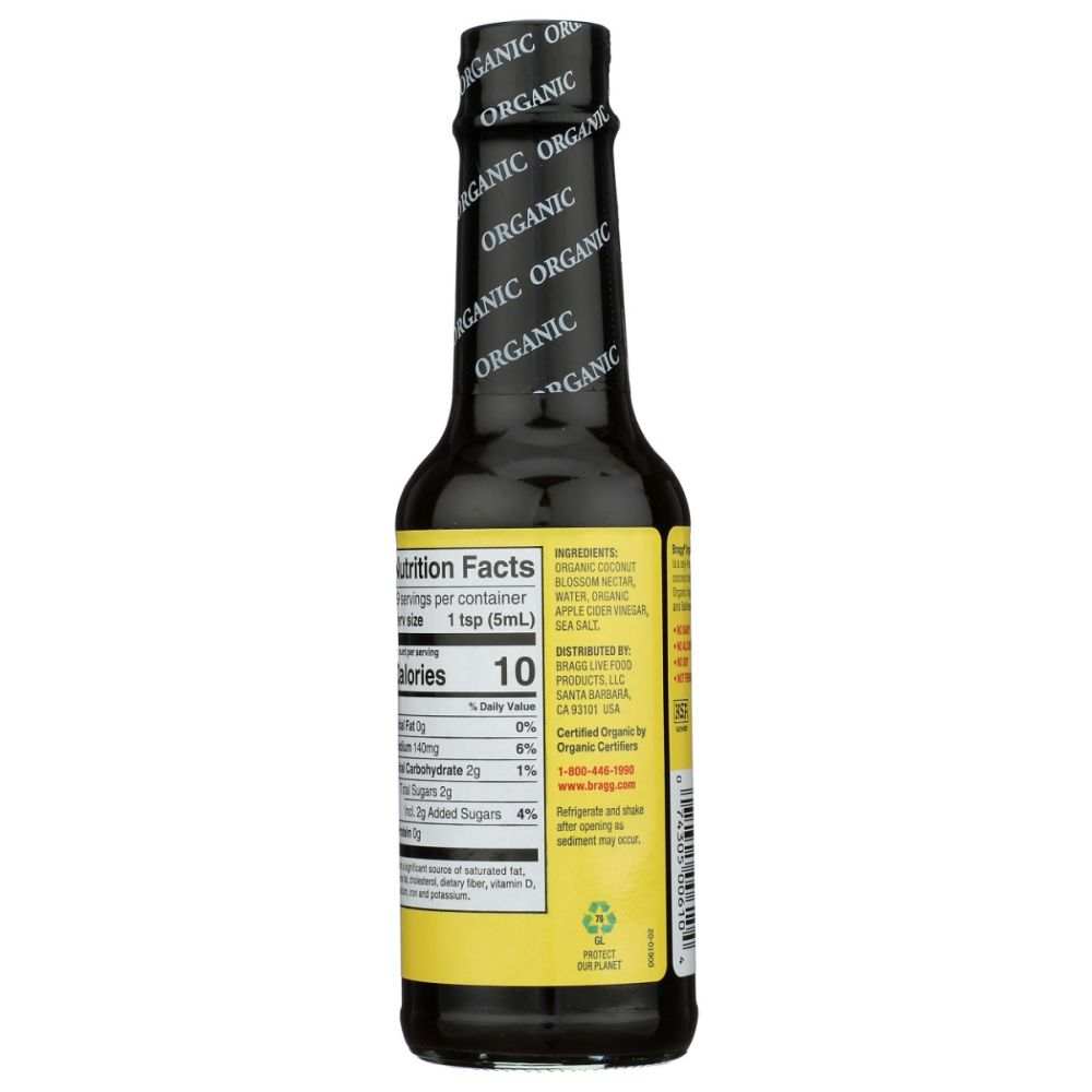 BRAGG Coconut Liquid Aminos - 10 oz, Soy-Free | All Organic Seasoning