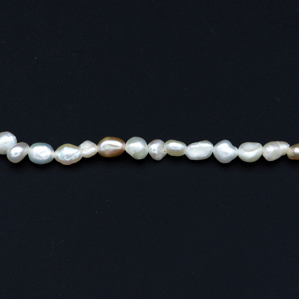 Baroque Freshwater Seed Necklace, Layering Necklace, Pearl Necklace, Beaded Necklace, Dainty Necklace Wedding Jewelry Christmas Gift | WA-512