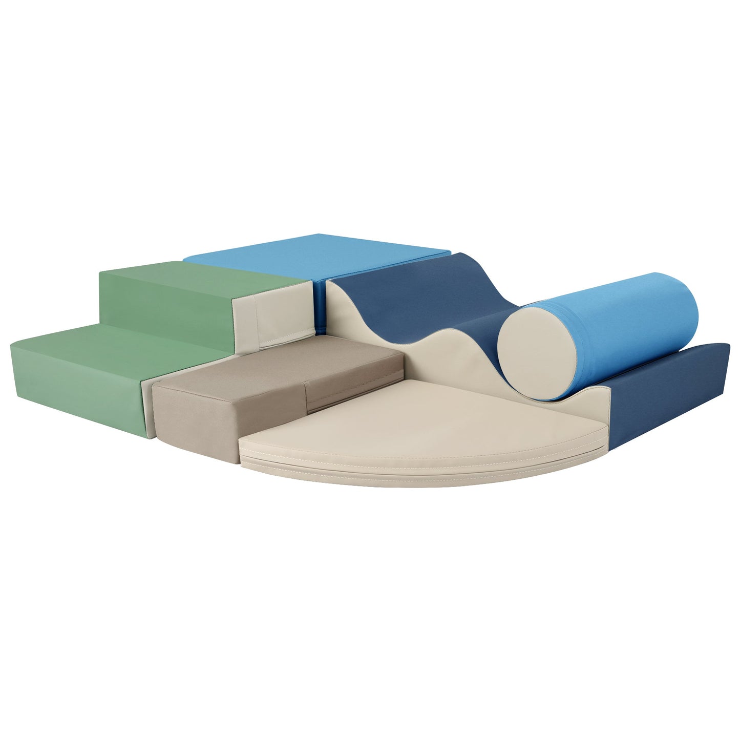 Soft Climb and Crawl Foam Playset 6 in 1