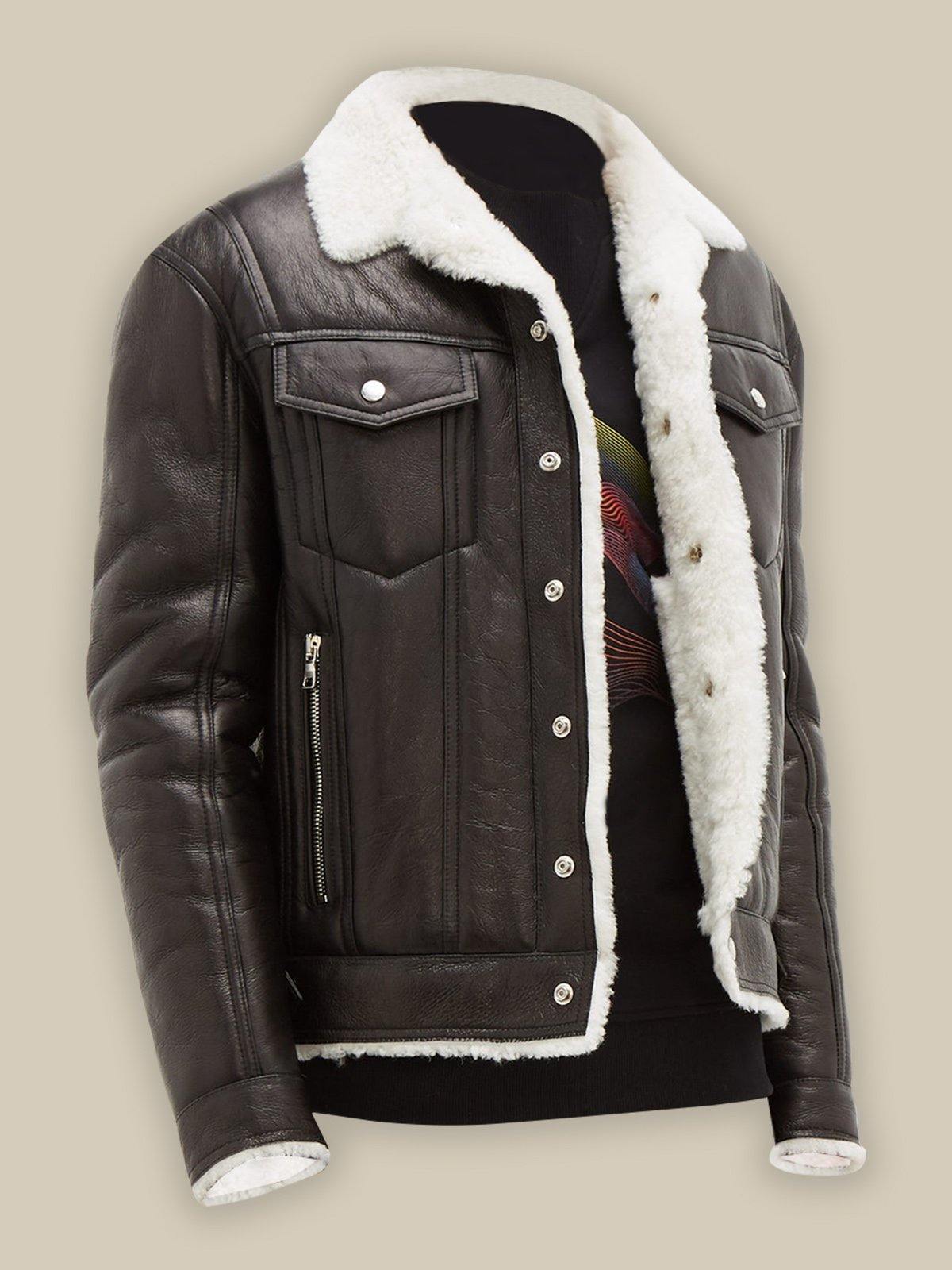 Men’s Streetstyle Shearling Jacket