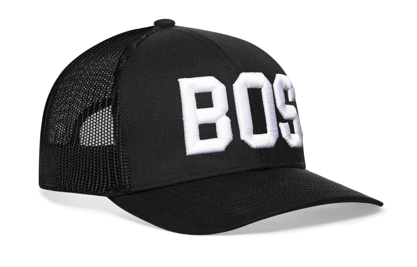 Boston Trucker Hat | BOS Block Snapback
