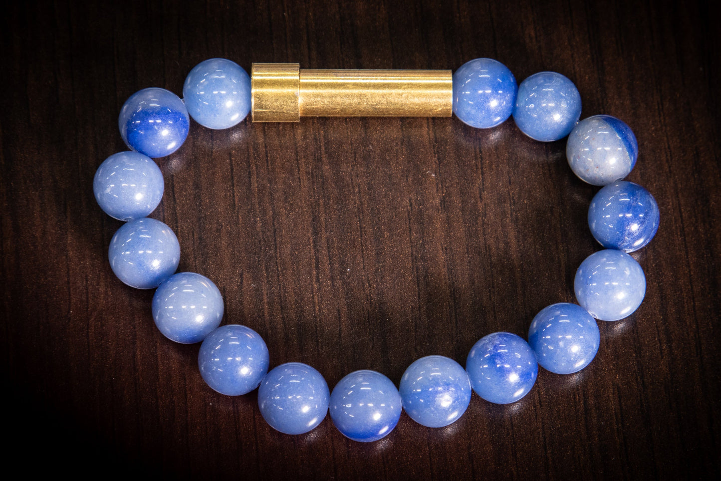 Blue Apatite Healing Bracelet for Hair Fur or Ash